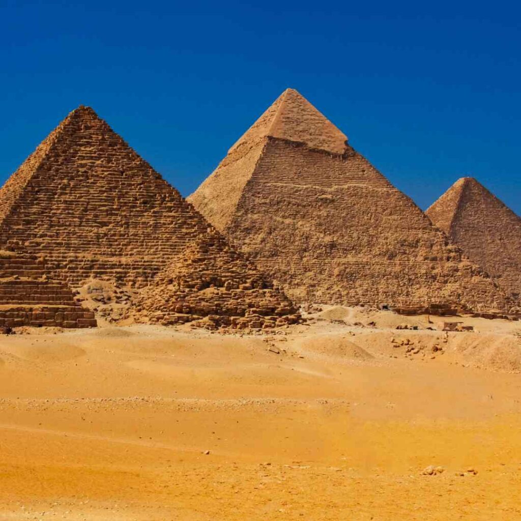 pyramids in Egypt?